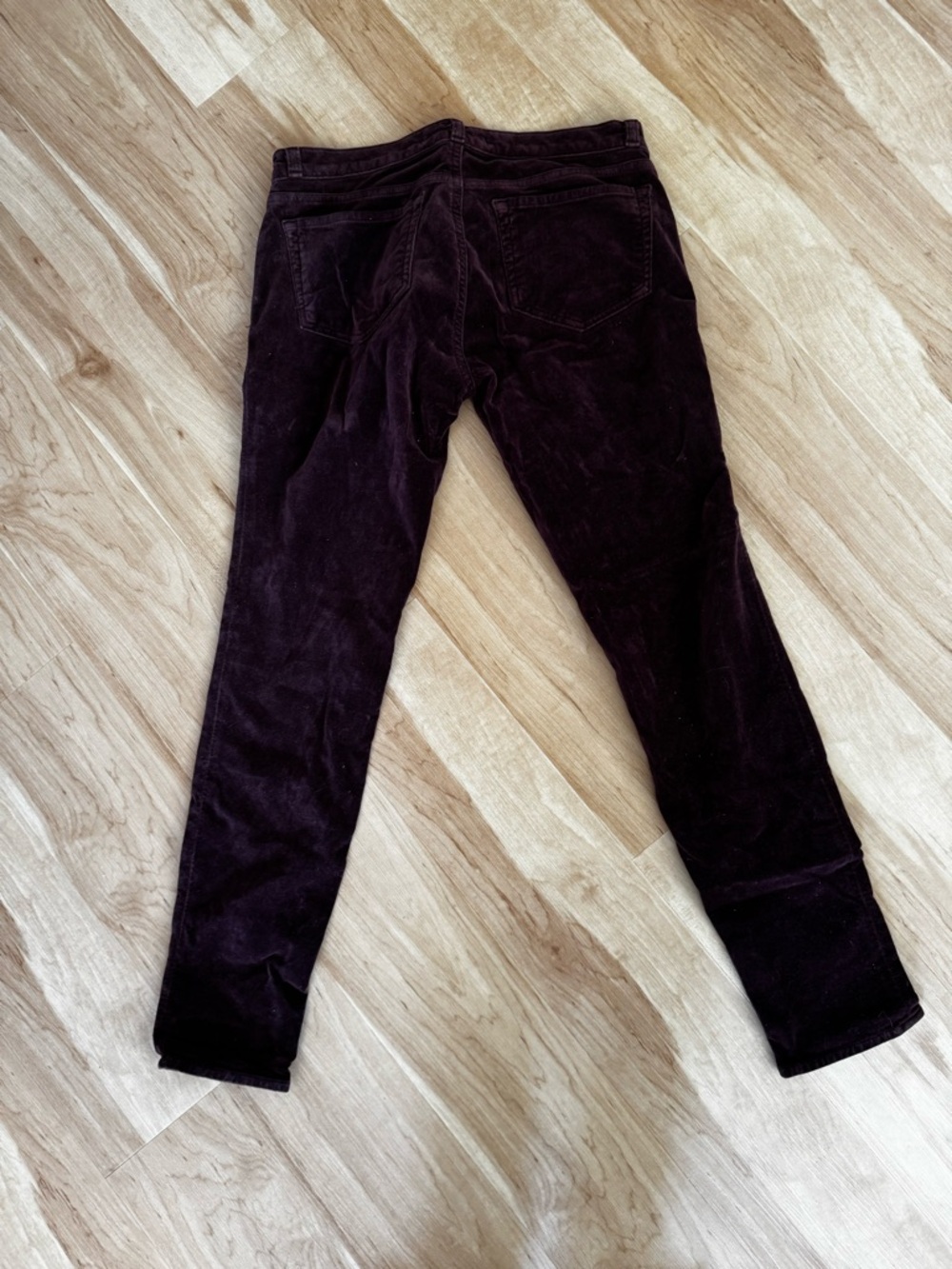 J Brand Velvet Wine Leggings Size 28
